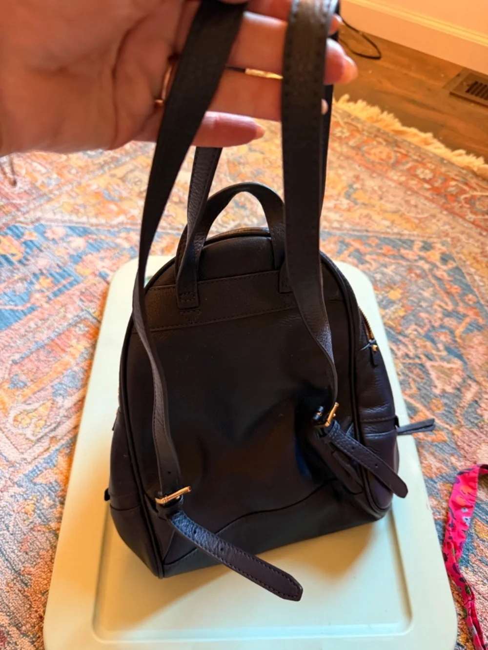 Michael Kors leather backpack
